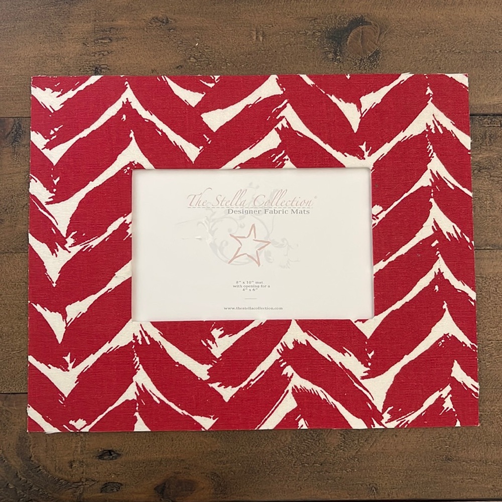Designer fabric photo Mat